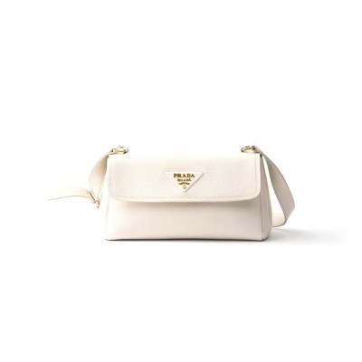 PRADA SMALL LEATHER SHOULDER BAG 1BN022 (26*14*9.5cm)
